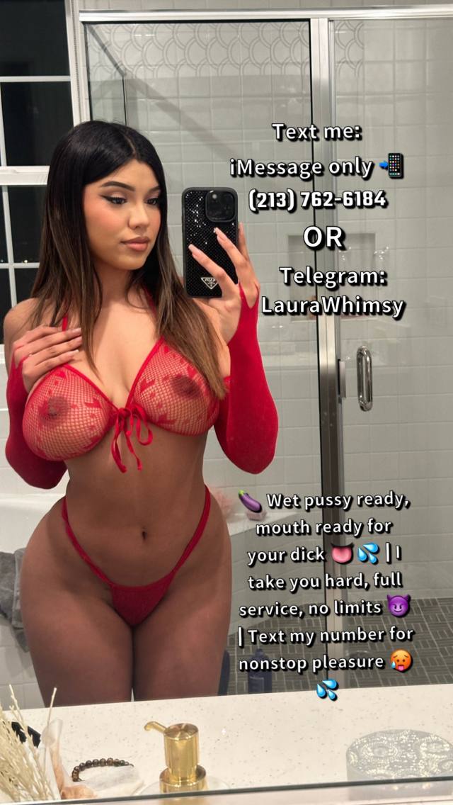 📱 ᴛᴇxᴛ ᴍʏ ɴᴜᴍʙᴇʀ (ɪᴍᴇssᴀɢᴇ ᴏɴʟʏ): (213) 762‑6184 💬 ᴛᴇʟᴇɢʀᴀᴍ: ʟᴀᴜʀᴀᴡʜɪᴍsʏ 💎 Where Desire Meets Discretion — Available In-Call
