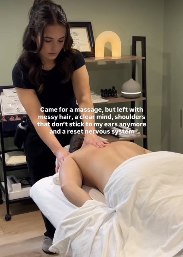 I am a licensed massage therapist