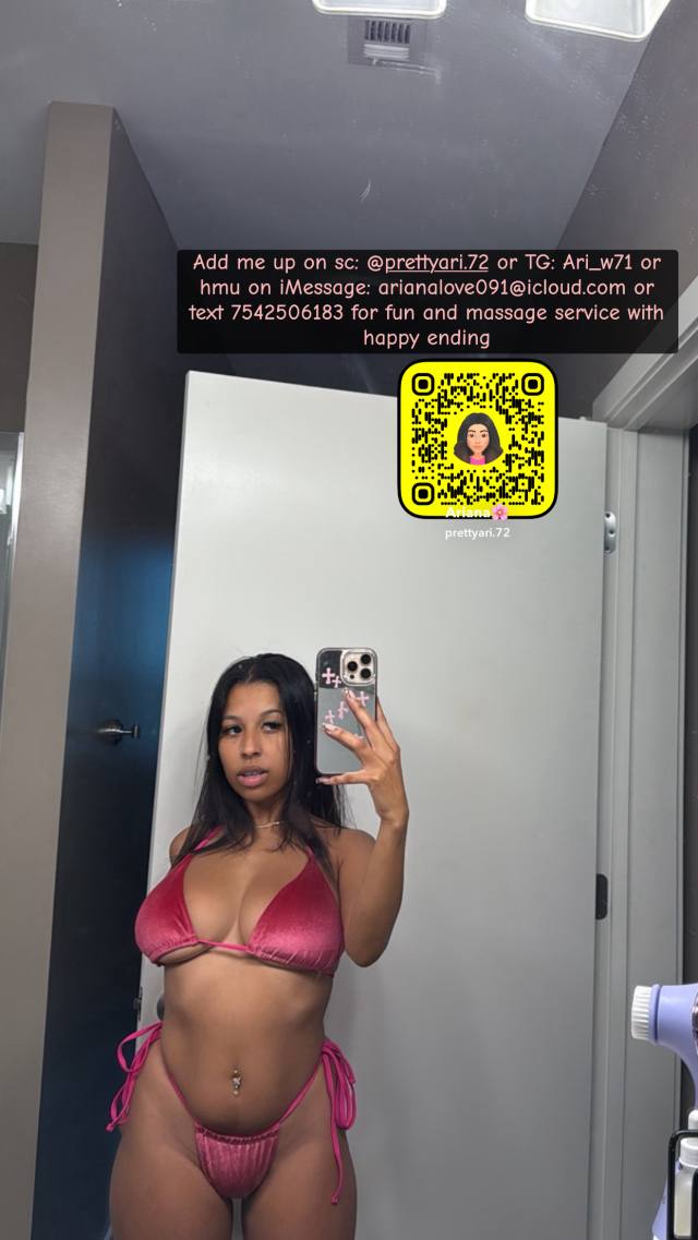 hello baby👅💦💦, do you wanna have some fun🍑? I'm currently available HMU on (754) 250-6183 Sc: Prettyari.72 Tg: Ari_w71