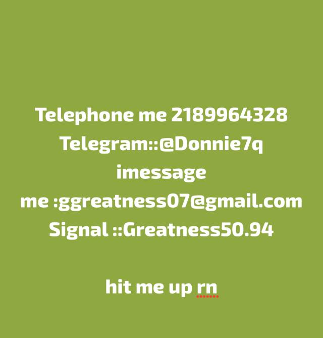 2189964328 I’m down for hookup rn or telegram me :;:@Donnie7q