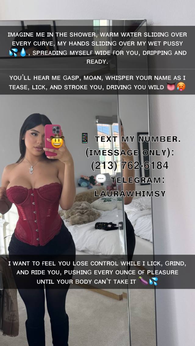 📱 ᴛᴇxᴛ ᴍʏ ɴᴜᴍʙᴇʀ (ɪᴍᴇssᴀɢᴇ ᴏɴʟʏ): (213) 762‑6184 💬 ᴛᴇʟᴇɢʀᴀᴍ: ʟᴀᴜʀᴀᴡʜɪᴍsʏ 💎 Where Desire Meets Discretion — Available