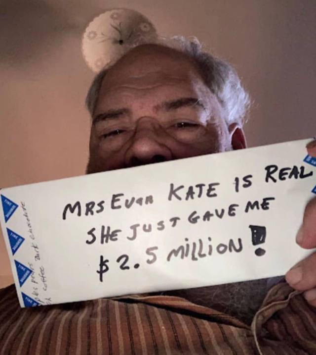 PHILANTHROPIST EVAN KATE