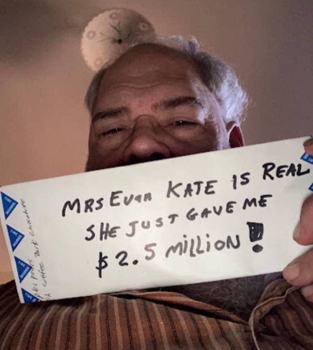 PHILANTHROPIST EVAN KATE