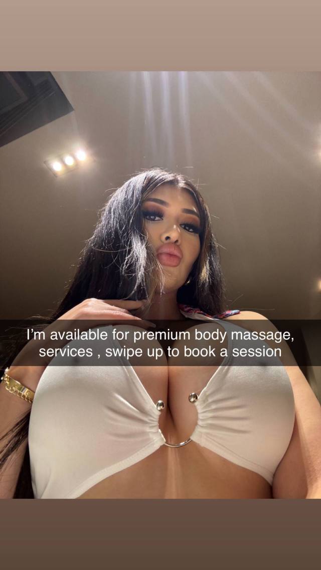 Premium body massage. Hmu on telegram @onlyonefinegirl
